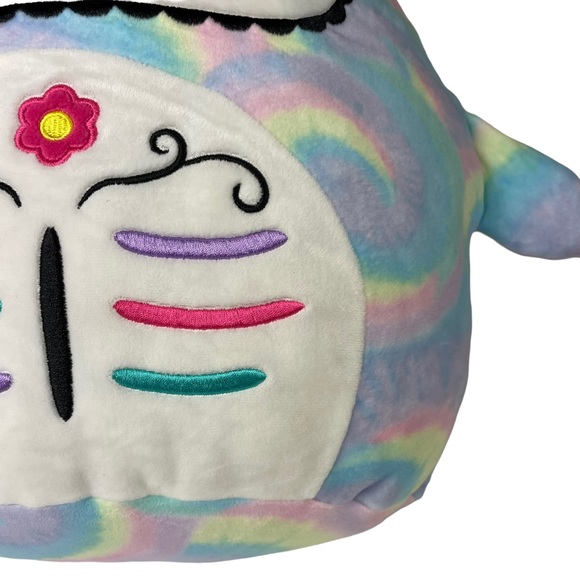 Squishmallow Igor The Narwhal TyeDye Embroidered Limited Edition Day of the Dead - Picture 4 of 16